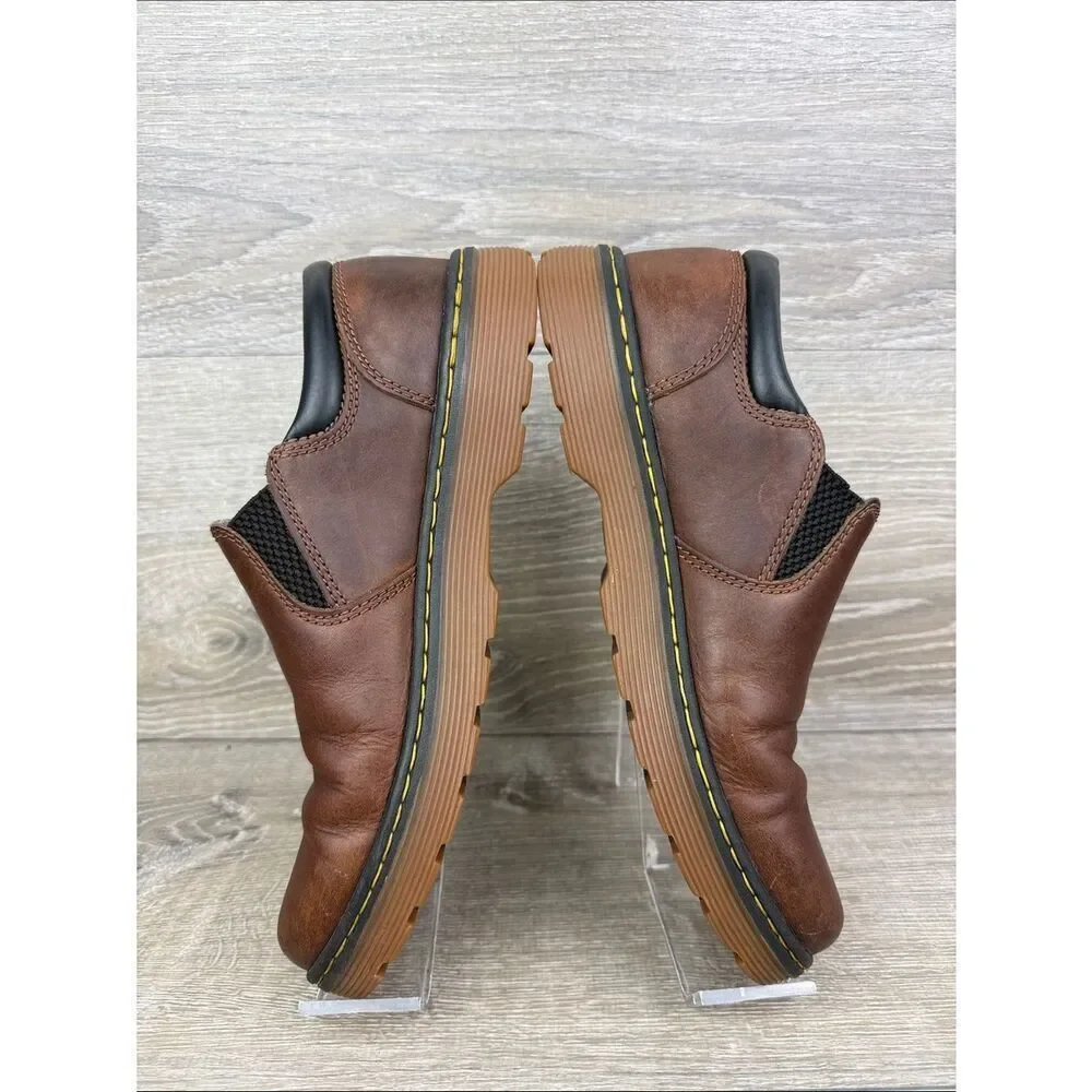 Dr Martens Tipton Slip On Men’s Sz 8/Women’s 9 Brown Leather Oxford Shoes